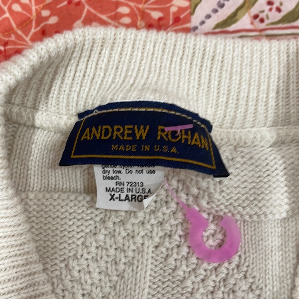 Andrew Rohan v neck sweater - Picture 2 of 6